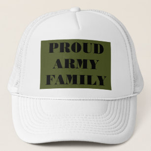 Hat Proud Army-familjen Truckerkeps