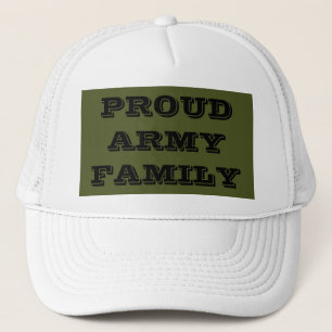 Hat Proud Army-familjen Truckerkeps
