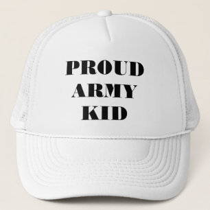 Hat Proud Army Kid Truckerkeps