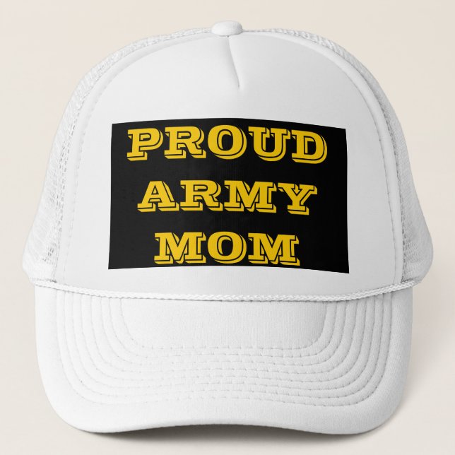 Hat Proud Army Mamma Truckerkeps (Framsida)