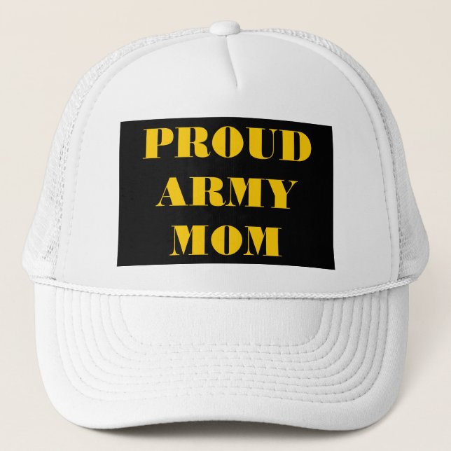 Hat Proud Army Mamma Truckerkeps (Framsida)