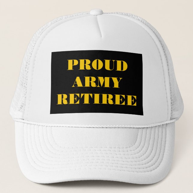 Hat Proud Army Retiree Keps (Framsida)