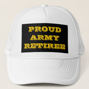 Hat Proud Army Retiree Truckerkeps