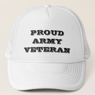 Hat Proud Army Veteran Keps