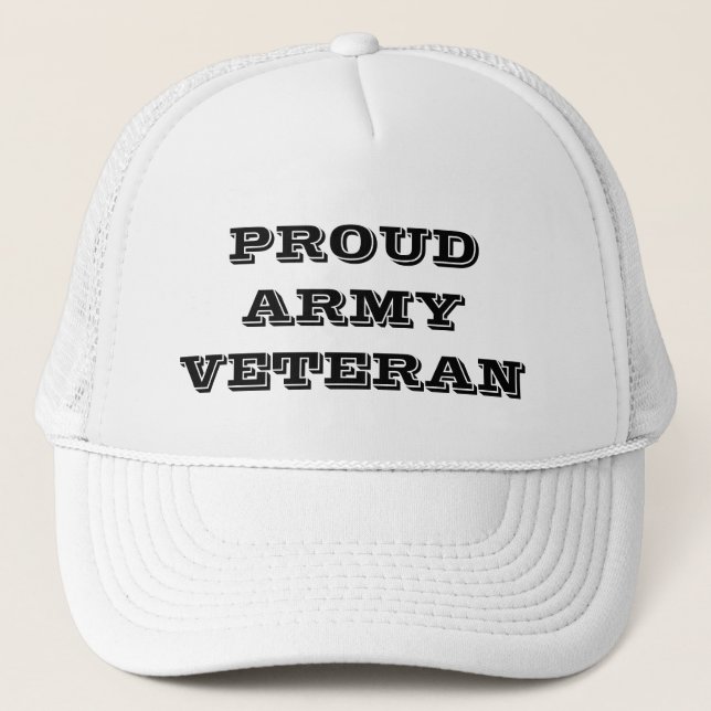 Hat Proud Army Veteran Keps (Framsida)