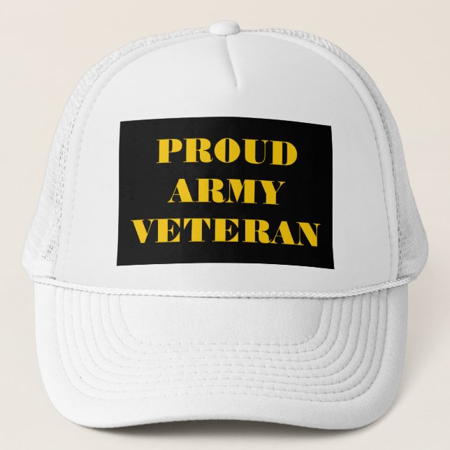 Hat Proud Army Veteran Keps (Framsida)
