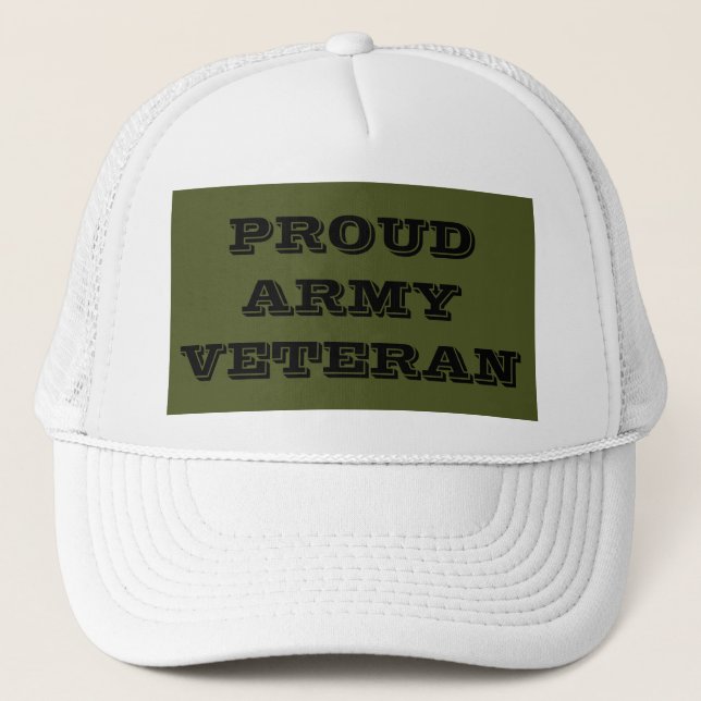 Hat Proud Army Veteran Keps (Framsida)