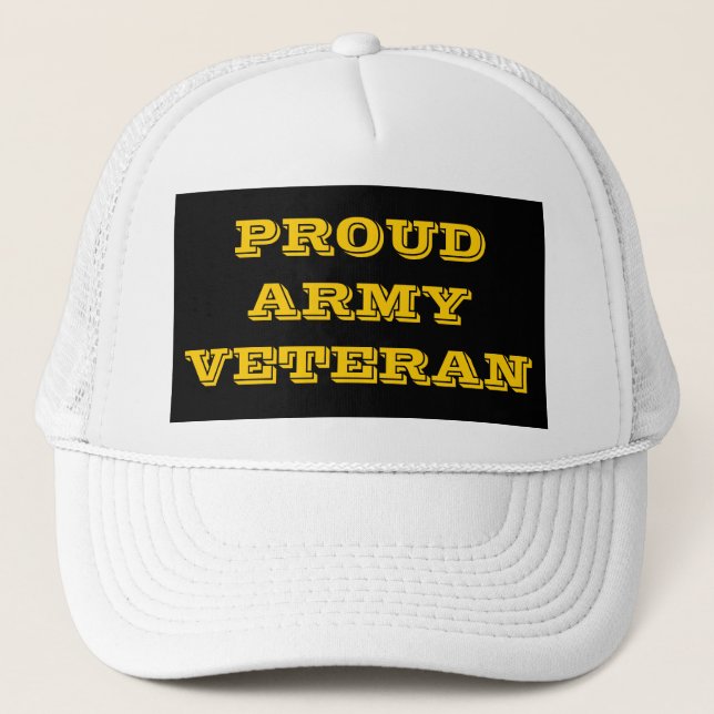 Hat Proud Army Veteran Keps (Framsida)