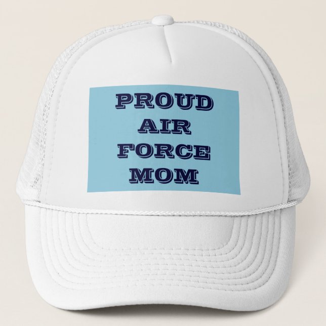Hat Proud Luft Force Mamma Truckerkeps (Framsida)