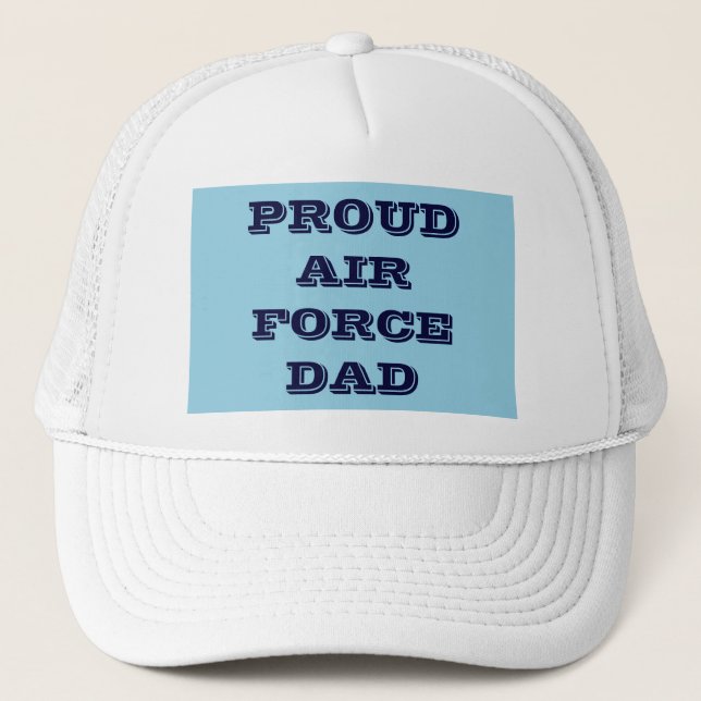 Hat Proud Luft Force Pappa Truckerkeps (Framsida)