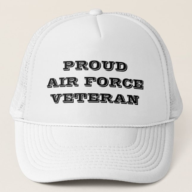 Hat Proud Luft Force Veteran Keps (Framsida)