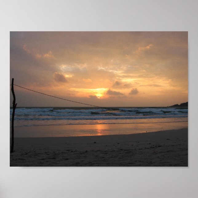 Hat Rin Beach Sunrise ... Koh Phangan, Thailand Poster (Framsidan)