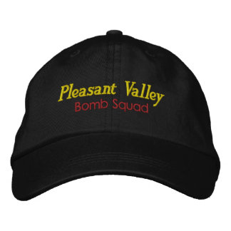 Hat Satire Bomb Squad Cap Explosives Fireworks Broderad Keps