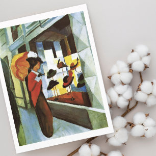 Hat Shop August Macke Vykort