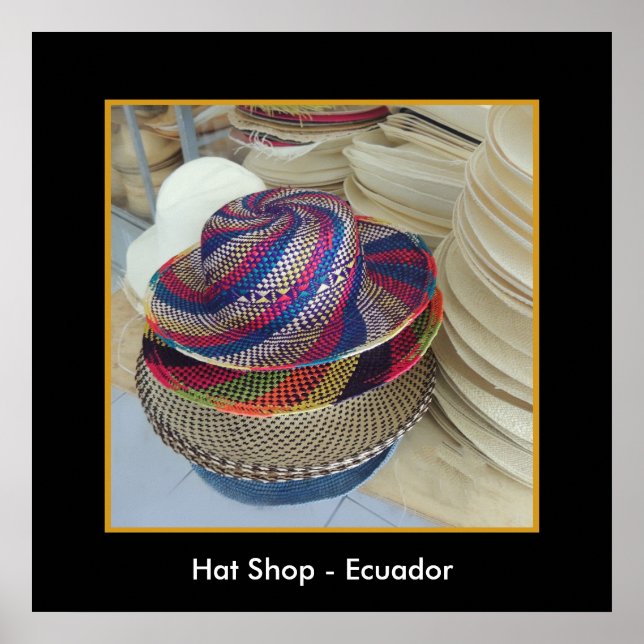 Hat Shop - Ecuador Poster (Framsidan)