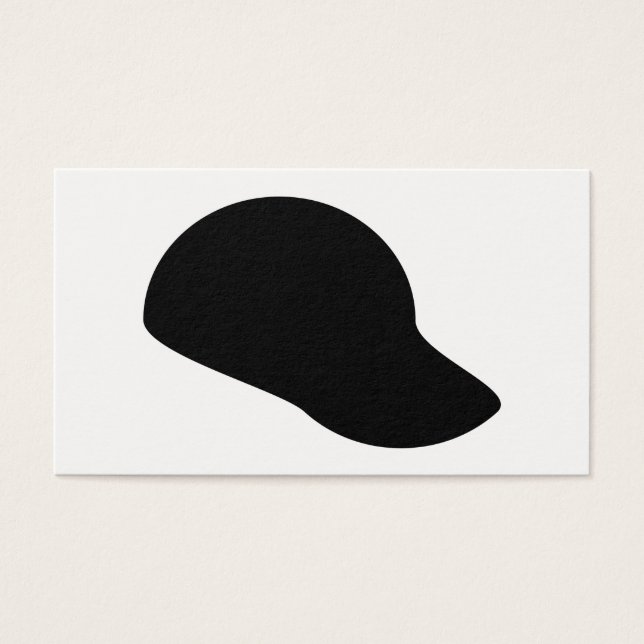 Hat Silhouette Visitkort (Framsidan)