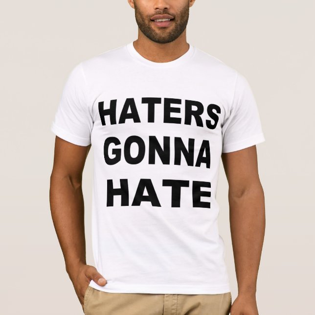 Hat ska hata t shirt (Framsida)