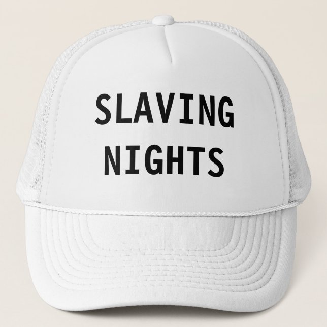 Hat Slave Nights Truckerkeps (Framsida)