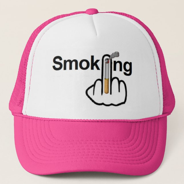 Hat Smoking Flip Truckerkeps (Framsida)