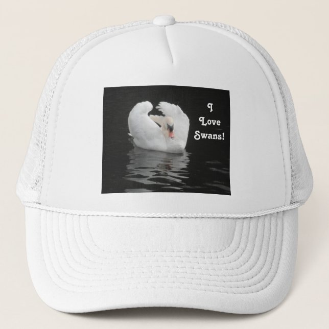 Hat Svan Swimming, I Kärlek Svanar Keps (Framsida)