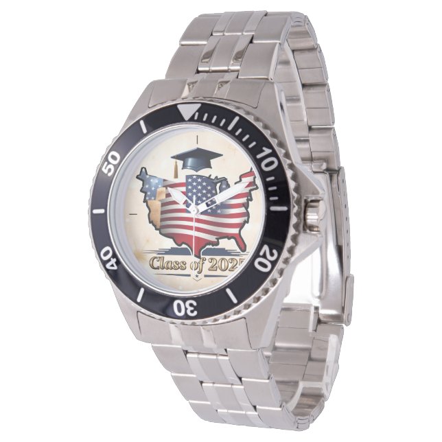 "Hat Toss Moment" Armbandsur (Vinklad)