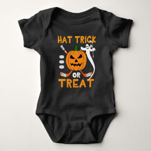Hat Trick eller Treat Hockey Halloween T Shirt