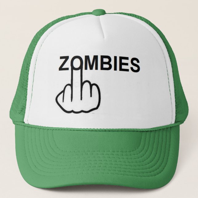 Hat Zombies Flip Truckerkeps (Framsida)