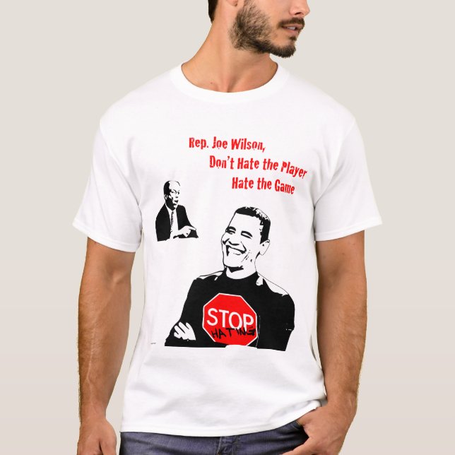 Hata för Joe Wilson stopp T Shirt (Framsida)