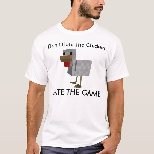 Hata inte hönan. Hata game.en T-shirt (Framsida)