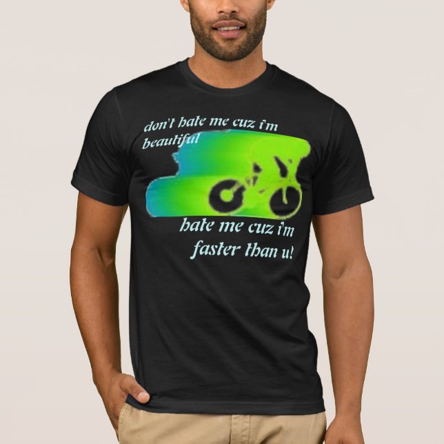 hata inte mig cuz mig den härliga förmiddagen t shirt (Framsida)