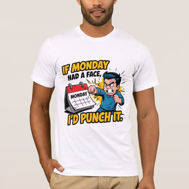 Hata måndag t shirt (Framsida)