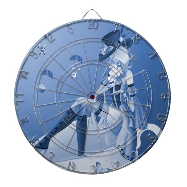 Hatad Dam i Tekopp Dartboard Darttavla (Framsidan)