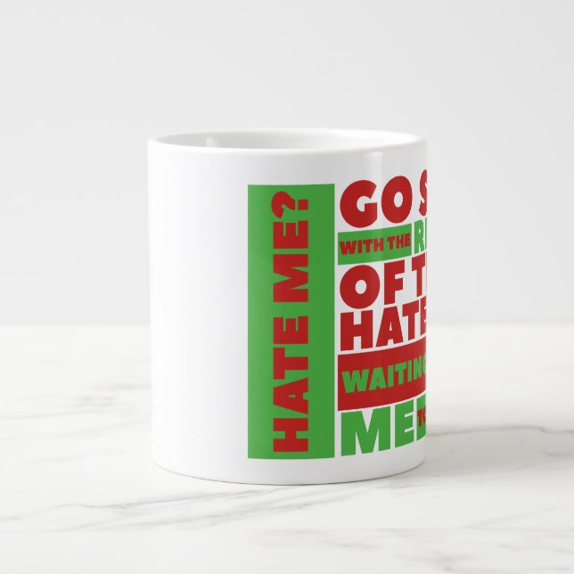 Hatar jag? - Jumbo Mugg (Framsidan)