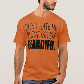 Hatar mig inte för att jag är besinningsfull svart t shirt