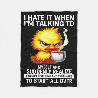 Hatar när jag pratar med och plötsligt inse fleecefilt