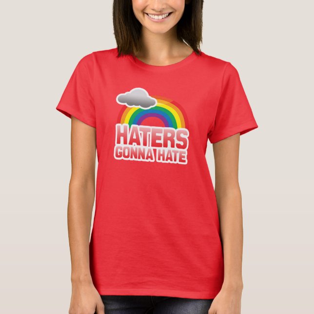 HATARNA KOMMER HATA TEE SHIRT (Framsida)