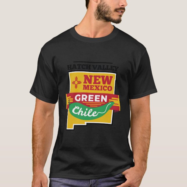 Hatch Chile Shirt New mexico Grönt Chili Pepper T (Framsida)