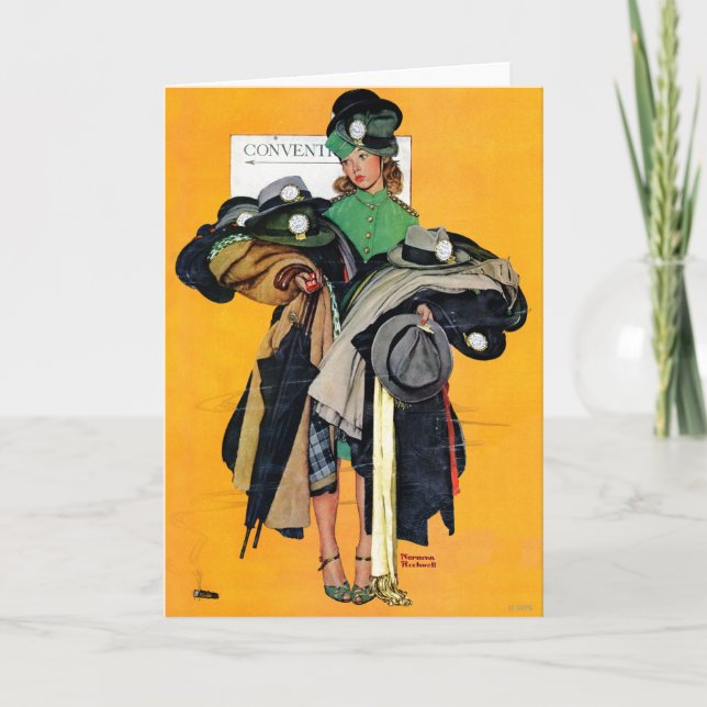 Hatcheck flicka kort (Framsida)