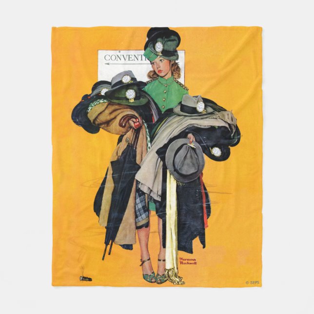 Hatcheck Girl Fleecefilt (Framsidan)