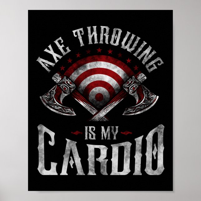 Hatchet Ax Throsing är min Cardio Poster (Framsidan)