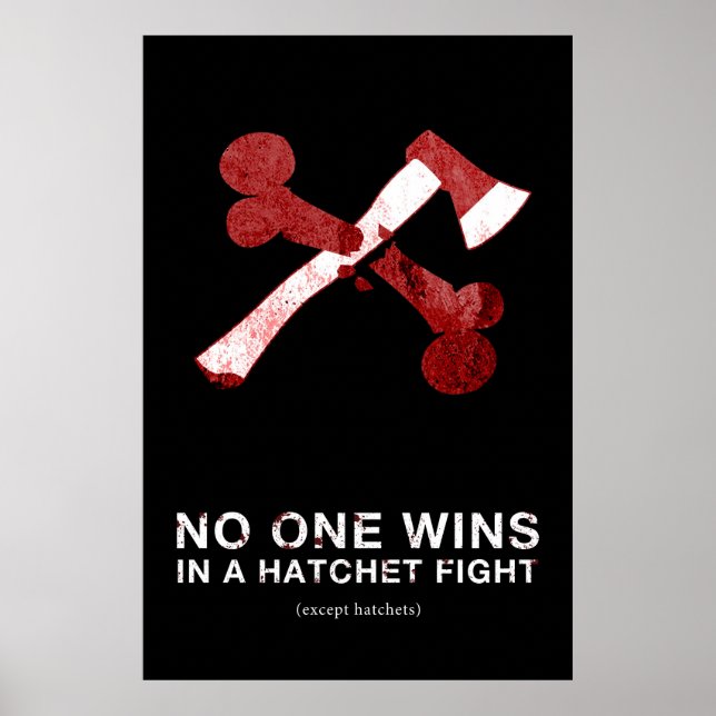 Hatchet Fight Poster V.2 - 24 x 36 (Framsidan)