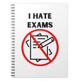 Hate Exams Anteckningsbok