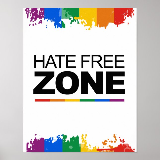 HATE FREE ZON POSTER (Framsidan)