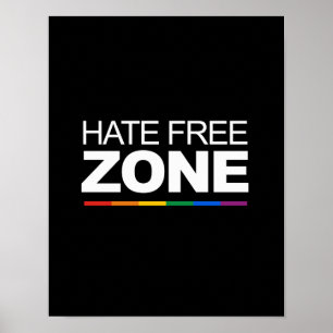 HATE FREE ZON POSTER