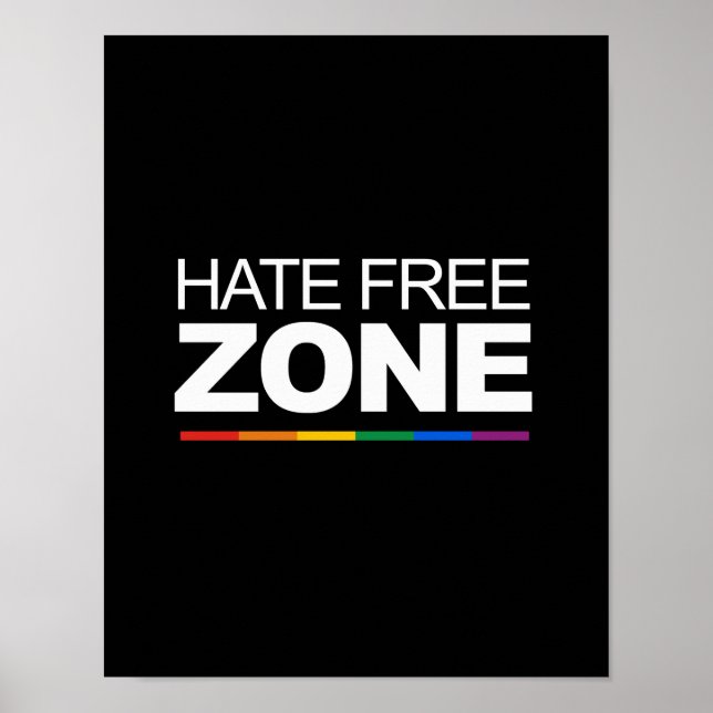 HATE FREE ZON POSTER (Framsidan)