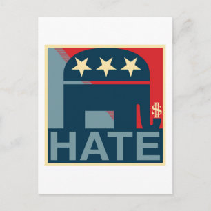 Hate-Gop Vykort