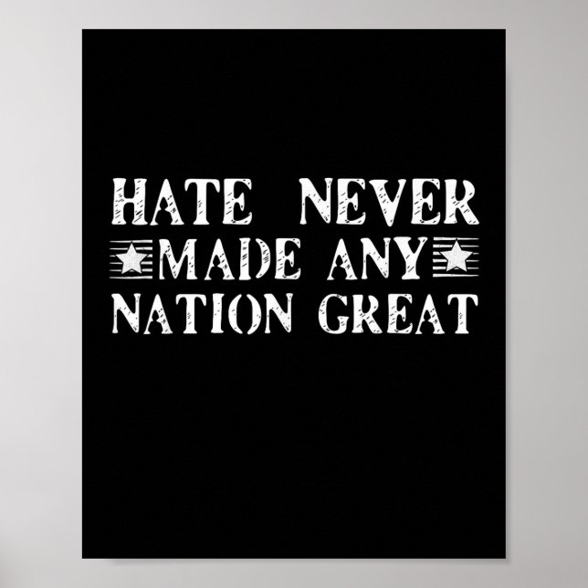 Hate har aldrig gjort något Underbart, roligt Poster (Framsidan)