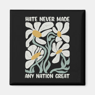 Hate har aldrig gjort Underbar 8647 Trump Boho F Magnet