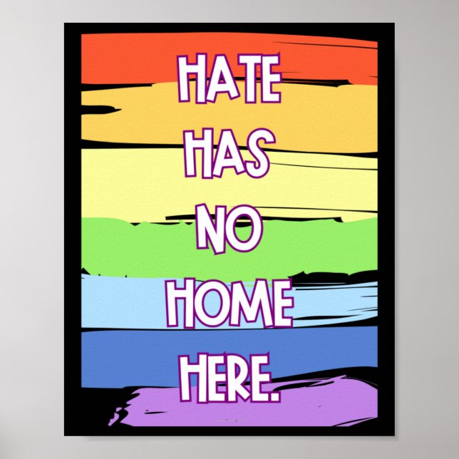 Hate har ingen hemsida här poster (Framsidan)