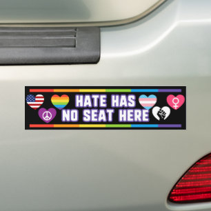 Hate har inget säte här, HBT Anti-Krig Pro-Choice Bildekal